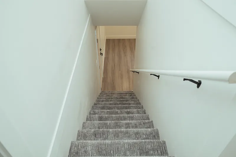 Finished basement renovation in Kamloops, BC by Double G Construction