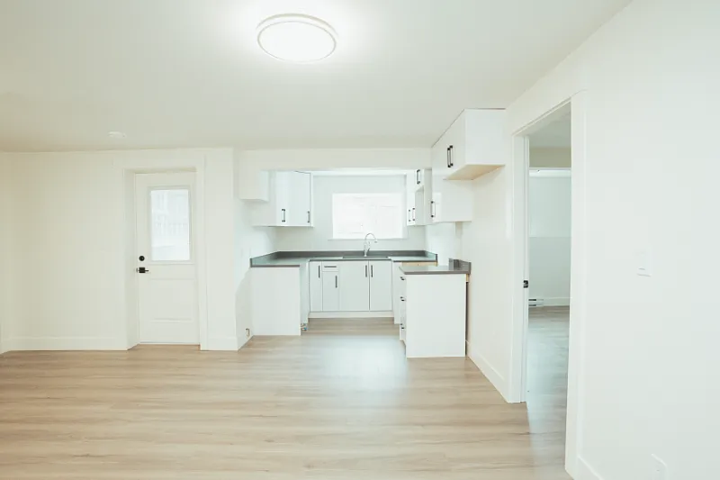 Finished basement renovation in Kamloops, BC by Double G Construction