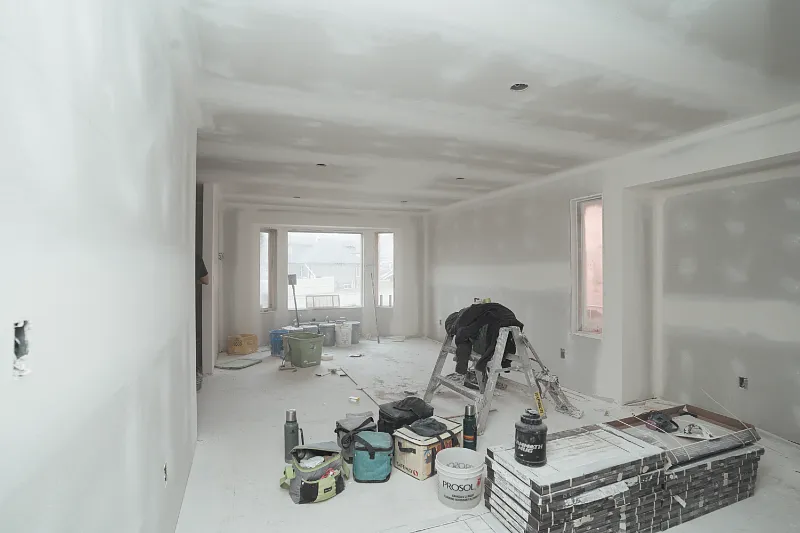 Finished basement renovation in Kamloops, BC by Double G Construction