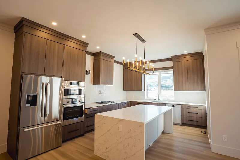 Custom new home in Tobiano, BC built by Double G Construction