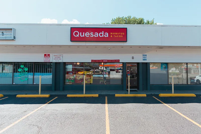 Quesada Burritos & Tacos restaurant build-out in Kamloops, BC by Double G Construction